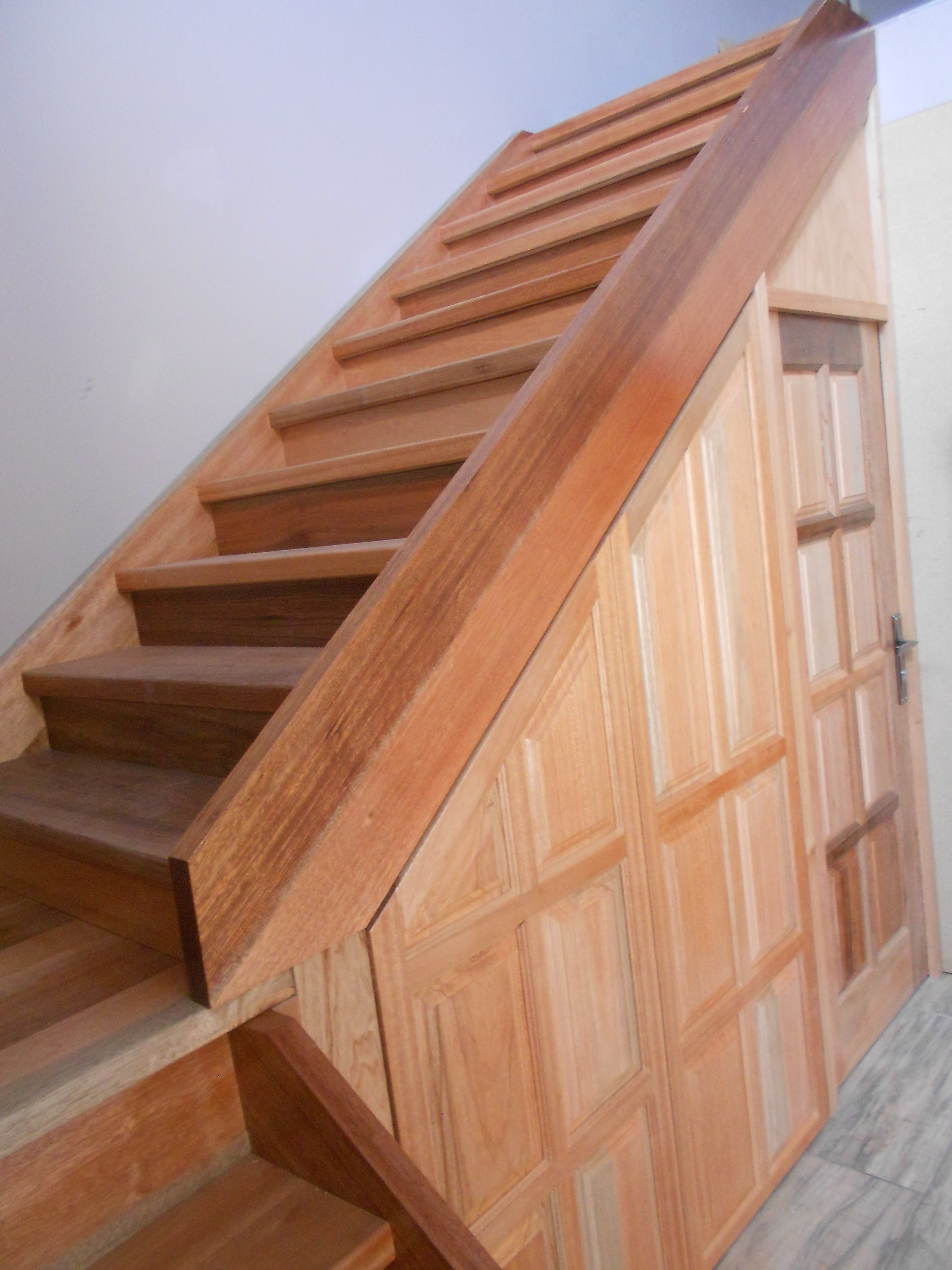 wooden staircase